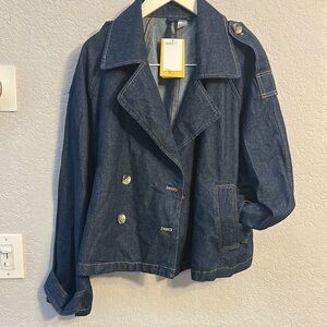 H&M Blue Jean Jacket Classic Denim Style